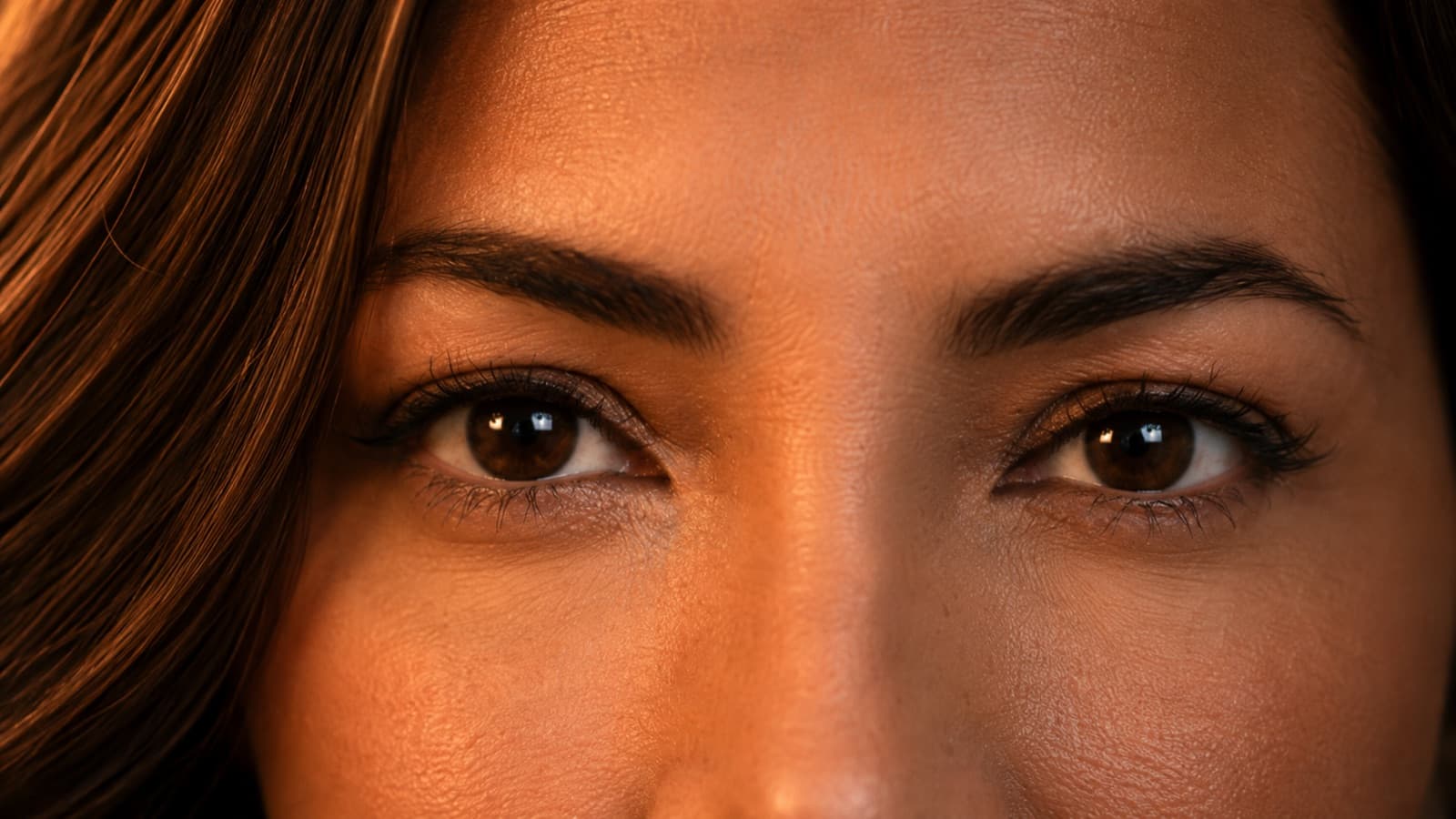 Close extremo: só os olhos